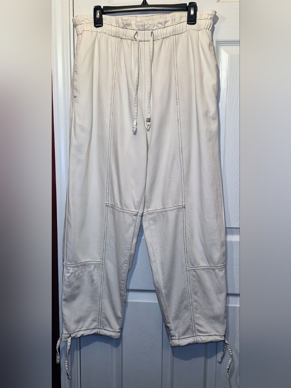 NWT Rag & Bone New York Ultra Featherweight Jordan Pant in White - Size M
